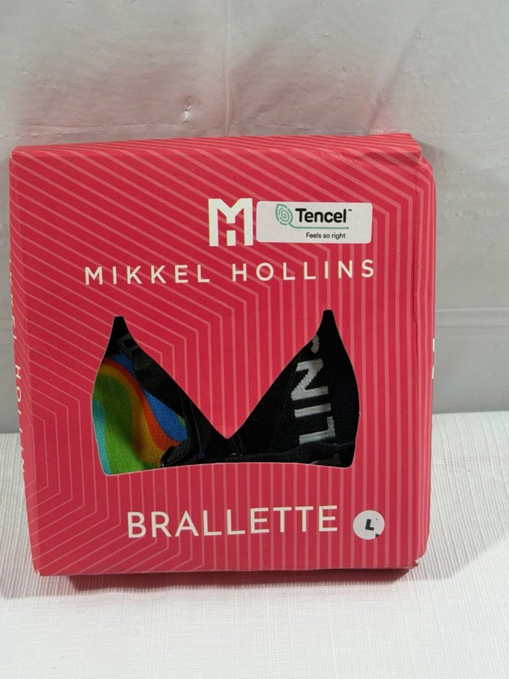 Mikkel Hollins Cosmic Love Tencel Triangle Bralette Women’s Large NIB - Picture 2 of 4